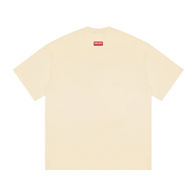 Kenzo University Varsity T-shirt Big K Short Sleeve Color: Black White Apricot Red Size: M L XL XXL Three Standards Style Number: K 51